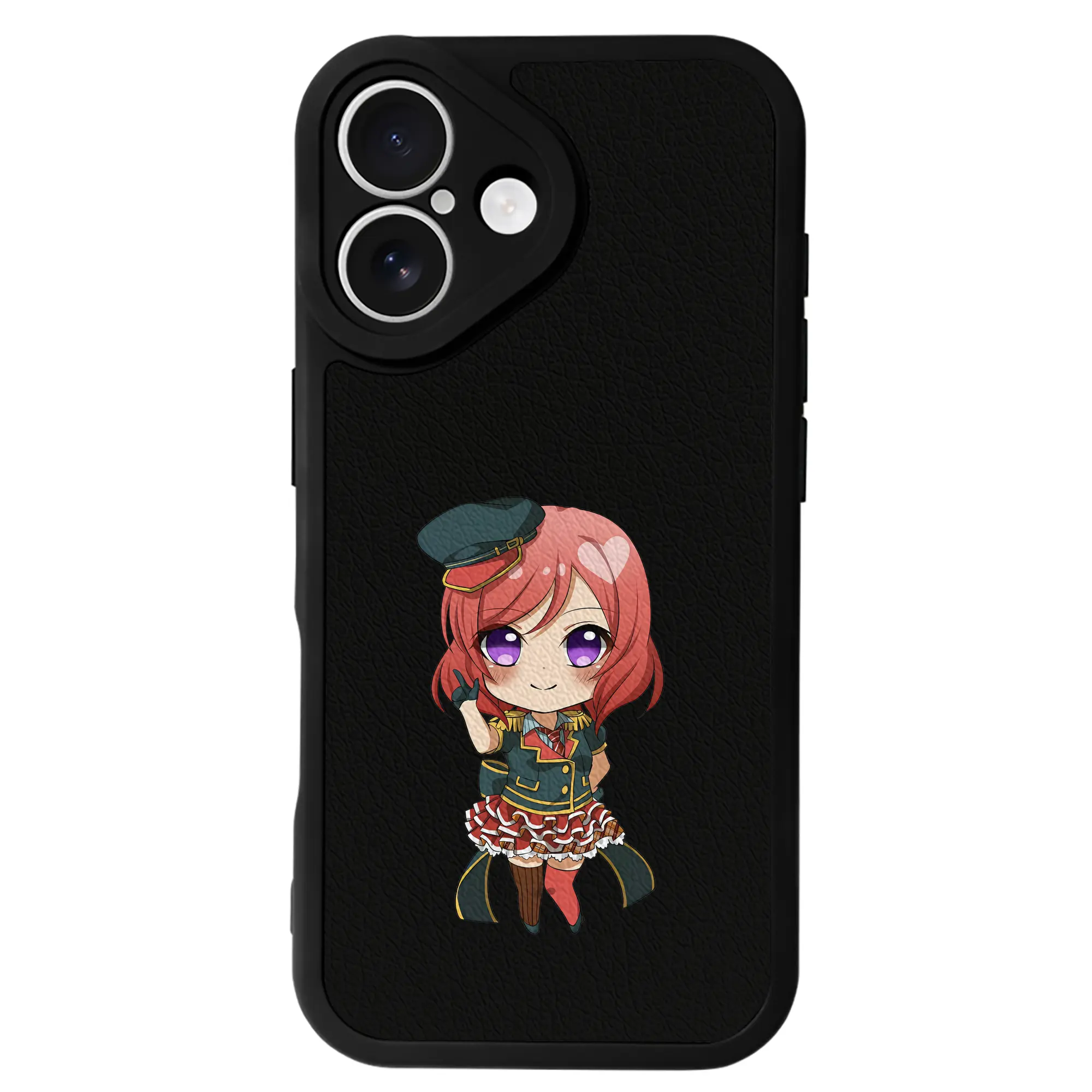 Love Live! グッズ,西木野真姫 - IPhone 16シリーズ対応 ・ シリコンスマホケース ・ レザー調 ・ 高精度フィット ・ 耐衝撃 ・ ワイヤレス充電対応 ・ 精密カット